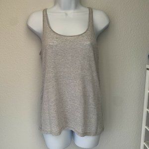 EILEEN FISHER Linen Jersey Striped Tank Top XS